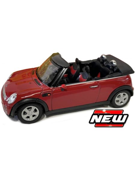 CARARAMA CA22642 NEW MINI COOPER CABRIOLET 2005 RED 1:43 Modellino