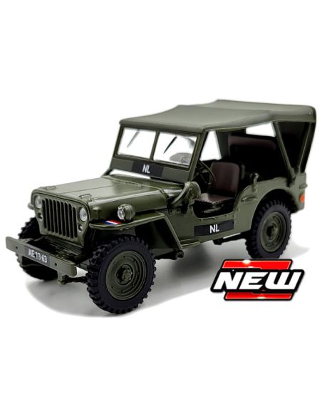 CARARAMA CA91852 1/4 TON MILITARY VEHICLE NL 1955 CLOSED TOP 1:43 Modellino