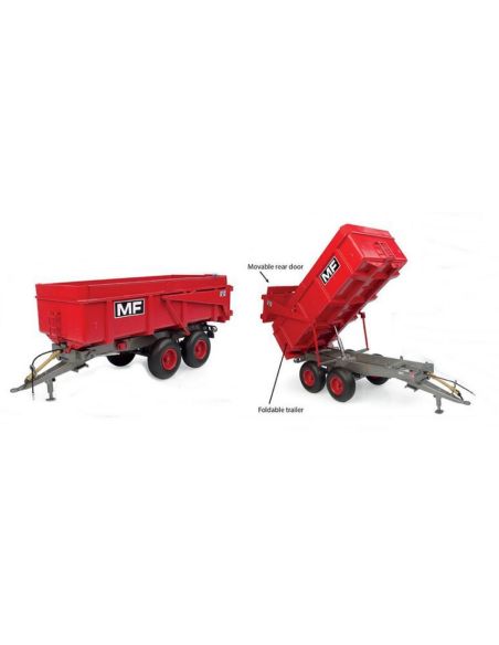 UNIVERSAL HOBBIES UH5353 MASSEY FERGUSON 212 TRAILER 1:32 Modellino