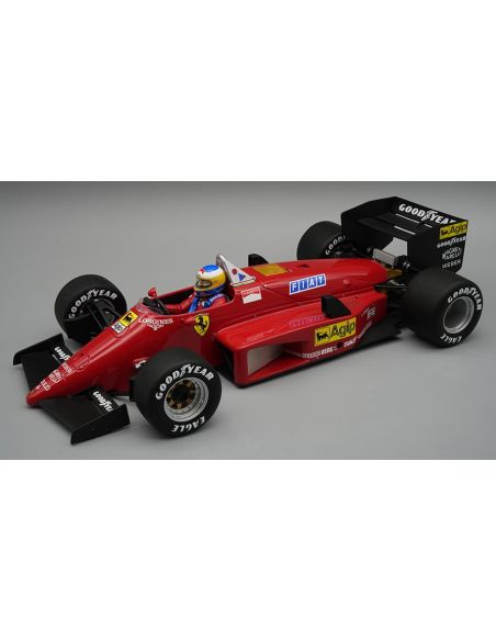 TECNOMODEL TMD18322A FERRARI 156-85 1985 PRESS VERSION MICHELE ALBORETO W/DRIVER 1:18 Modellino