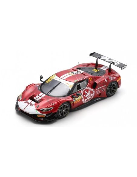 LOOKSMART LSRC186 FERRARI 296 GT3 N.51 FIA GT WORLD CUP MACAU 2023 D.SERRA 1:43 Modellino