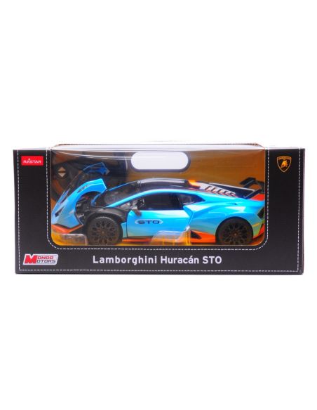 MONDO MOTORS MM63707 LAMBORGHINI HURACAN STO RADIOCOMANDO LIGHT BLUE 1:14 Modellino