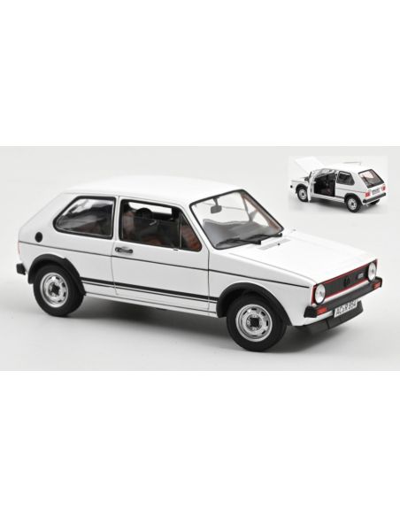 NOREV NV188484R VW GOLF GTI 1976 ALPINE WHITE 1:18 REPROD.2024 Modellino