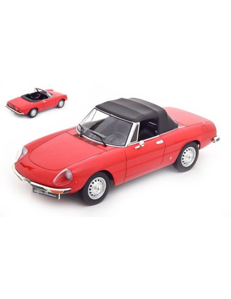 NOREV NV187880 ALFA ROMEO 2000 SPIDER 1978 W/SOFT TOP RED LIMITED EDITION 1:18 Modellino