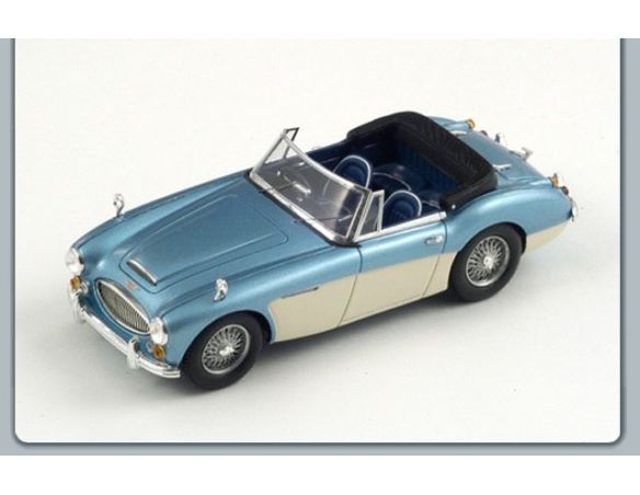 Spark Model S0817 AUSTIN HEALEY 3000 MK III ROAD VERSION 1965 LIGHT BLUE MET.1:43 Modellino