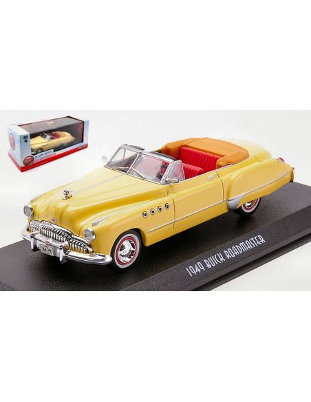 GREENLIGHT GREEN86618 BUICK ROADMASTER CONV.1949 BEIGE RAI MEN (1988) CHARLIE BABBIT'S 1:43 Modellino