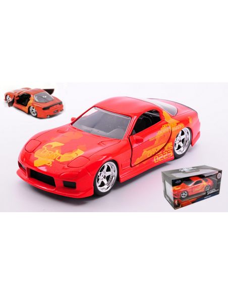 JADA TOYS JADA31442 MAZDA RX-7 FAST & FURIOUS ORANGE 1:32 Modellino