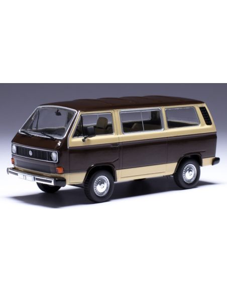 IXO MODEL CLC573 VW T3 CARAVELLE 1981 BROWN/BEIGE 1:43 Modellino