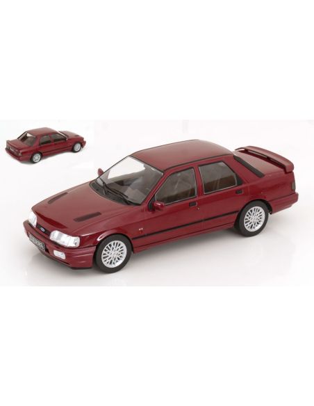 MODELCARGROUP MCG18354 FORD SIERRA COSWORTH 4x4 1992 DARK RED 1:18 Modellino