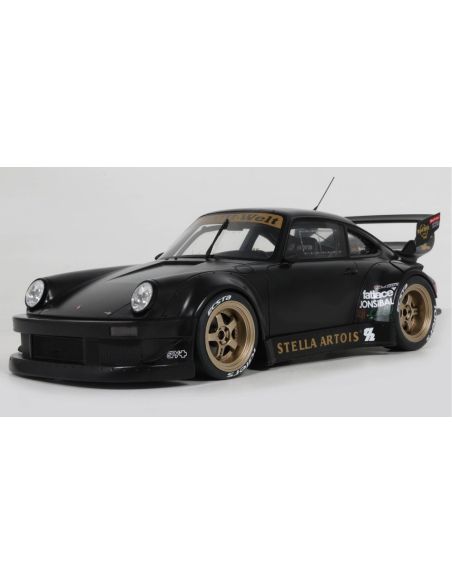 GT SPIRIT GT918 RWB STELLA ARTOIS 2010 BLACK 1:18 Modellino