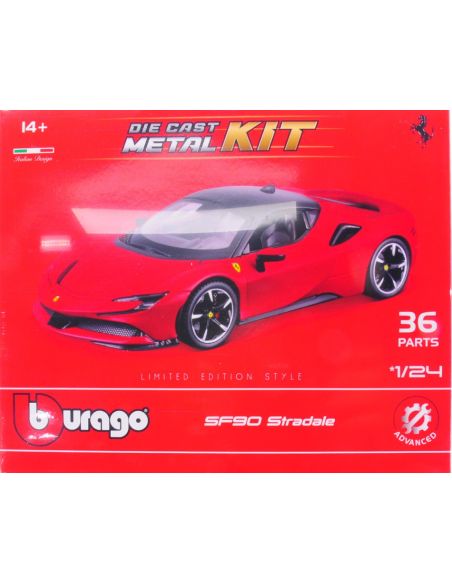 BBURAGO BU26057 FERRARI SF90 STRADALE KIT 1:24 Modellino