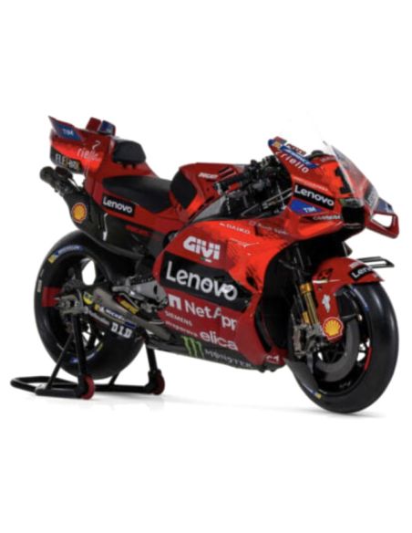 MAISTO MI36396-1 DUCATI DESMOSEDICI LENOVO TEAM N.1 FRANCESCO BAGNAIA 1:18 Modellino