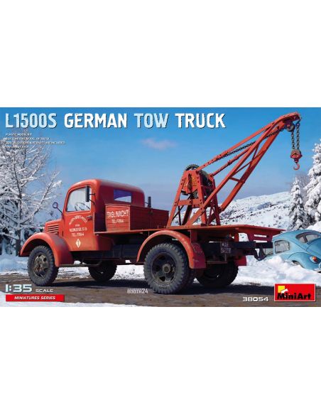 MINIART MIN38054 L1500S GERMAN TOW TRUCK KIT 1:35 Modellino