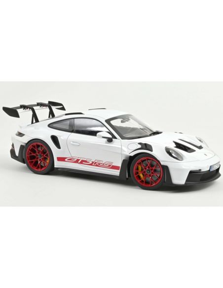 NOREV NV127530 PORSCHE 911 GT3 RS 2022 WHITE & PYRO RED 1:12 Modellino