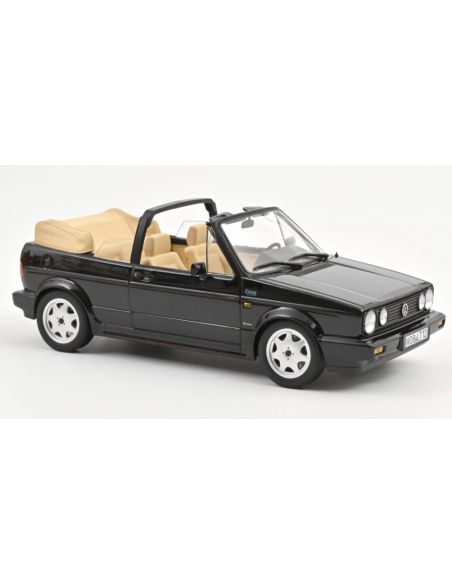 NOREV NV188568 VW GOLF CABRIOLET 1992 BLACK 1:18 Modellino