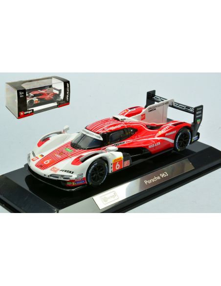 BBURAGO BU38319 PORSCHE PENSKE 963 N.6 2024 1:43 Modellino