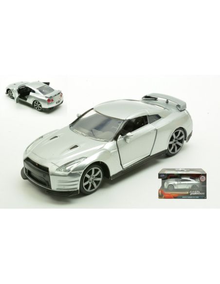 JADA TOYS JADA97383 BRIAN'S NISSAN SKYLINE GT-R R35 2009 FAST & FURIOUS SILVER 1:32 Modellino