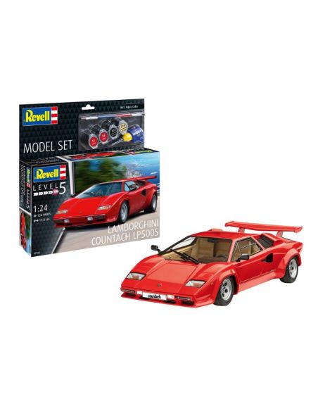 REVELL RV67730 LAMBORGHINI COUNTACH LP500S MODEL SET KIT 1:24 Modellino