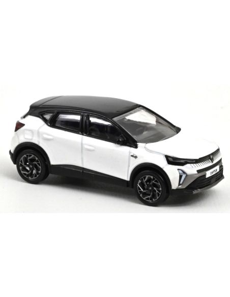 NOREV NV310970 RENAULT CAPTUR ESPRIT ALPINE 2024 PEARL WHITE & BLACK 1:64 Modellino