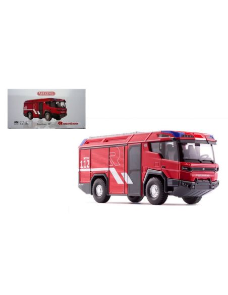 WIKING WK043110 FIRE BRIGADE ROSENBAUER RT R-WING DESIGN 1:43 Modellino