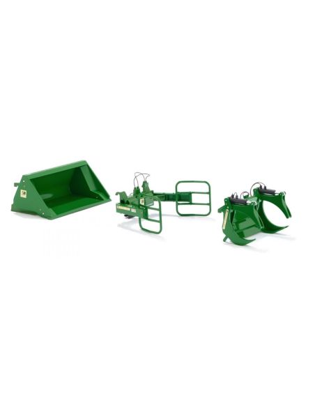 WIKING WK077381 ACCESSORI FRONTALI PER JOHN DEERE SET A 1:32 Modellino