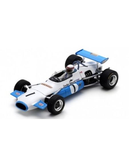 SPARK MODEL S8309 BRABHAM BT30 N.1 WINNER CRYSTAL PALACE F2 GP 1970 JACKIE STEWART 1:43 Modellino