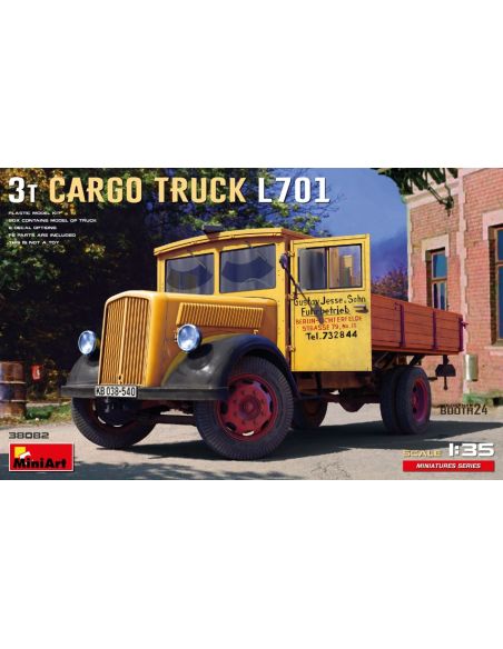 MINIART MIN38082 3T CARGO TRUCK L701 KIT 1:35 Modellino