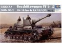 TRUMPETER 00374 GERMAN GESCHUTZWAGEN Ivb FUR 10.5 cm LEFH Modellino