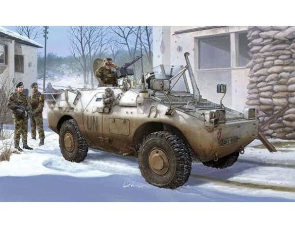 Trumpeter TP5525 ITALIAN PUMA 4x4 WHEELED AFV KIT 1:35 Modellino