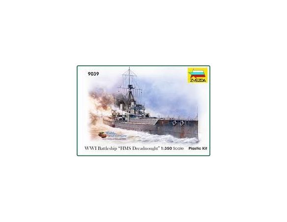 Zvezda Z9039 BATTLESHIP DREADNOUGHT KIT 1:350 Modellino