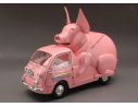 Miniminiera MMT74380 FIAT 600 MULTIPLA LA MAIALA FLYING PIG 1:18 Modellino