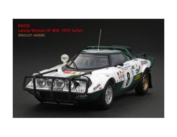 Hpi Racing HPI8235 LANCIA STRATOS HF N.8 SAFARI 1975 WALDEGARD-THORSZELLUS  1:43 Modellino