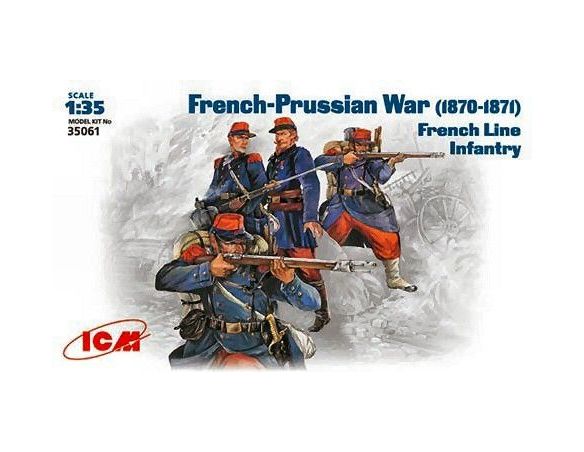 ICM ICM35061 FRENCH INFANTRY FIGURE 1:35 Modellino