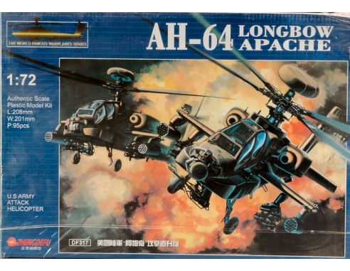 Modellino ZH3121 ELICOTTERO AH/64 APACHE KIT 1:72 Kit Elicotteri