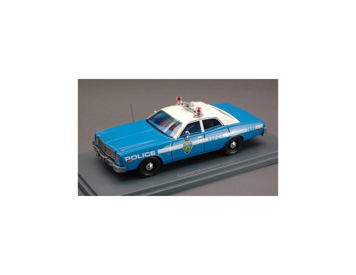 Neo Scale Models NEO43516 DODGE MONACO NYPD NEW YORK POLICE DEPARTMENT ...