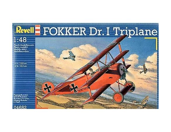 Revell RV4682 FOKKER DR.I BARONE ROSSO VON RICHTOFEN KIT 1:48 Modellino