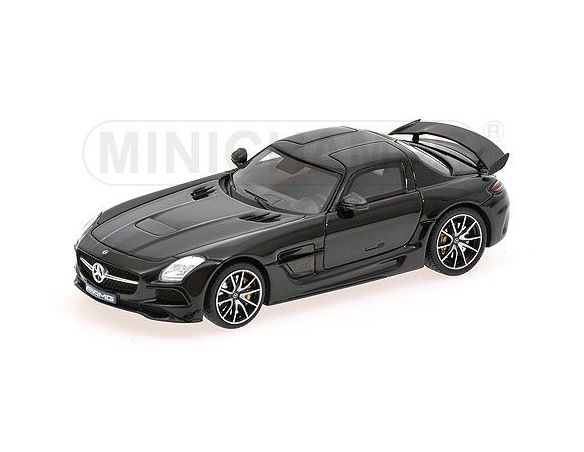 MINICHAMPS 437033020 MERCEDES BENZ SLS AMG BLACK SERIES OBSIDIANSCHWARZ  Modellino