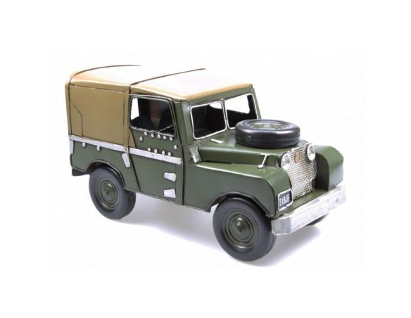 Tinplate 1002 LAND ROVER GREEN 1942 1/12 Modellino