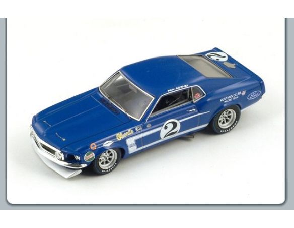 Spark Model S2641 FORD MUSTANG N.2 TRANS-AM 1969 DAN GURNEY 1:43 Modellino