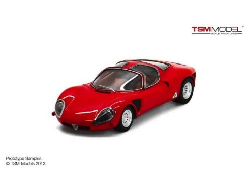 True Scale Miniatures TSM144309 ALFA ROMEO 33 STRADALE 1968 LATE