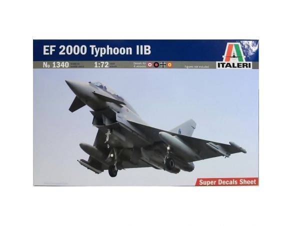 Italeri IT1340 EF 2000 TYPHOON II B KIT 1:72 Modellino