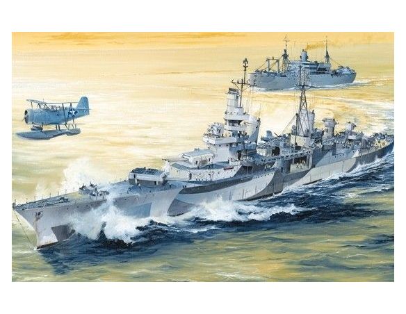 Trumpeter TP5327 NAVE USS INDIANAPOLIS CA-35 1944 KIT 1:350 Modellino