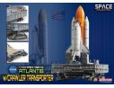 DRAGON SPACE COLLECTION 56392 SPACE SHUTTLE ATLANTIS WITH CRAWLER TRANSPORTER Modellino