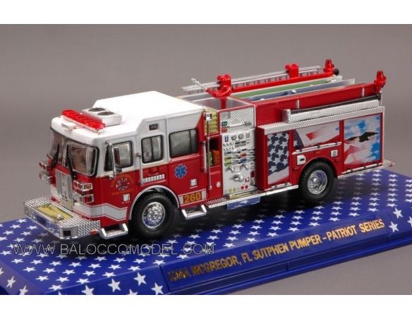 Code3 COD12807 IONA MCGREGOR SUTPHEN PUMPER FIRE RESCUE 1:64 Modellino