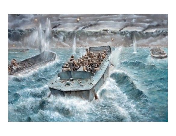 Italeri IT6524 LCVP W/US INFANTRY KIT 1:35 Modellino