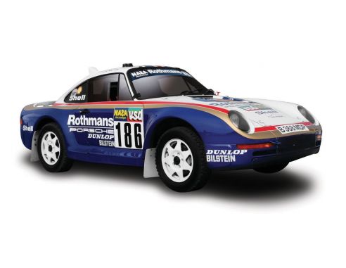 True Scale Miniatures TSM121807R PORSCHE 959/50 N.186 WINNER PARIS-DAKAR  1986 METGE-LEMOYNE 1:18 Modellino