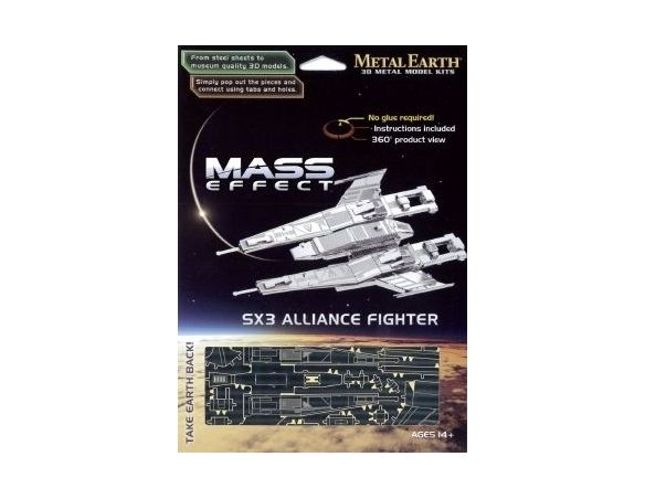 MASS EFFECT FASCINATIONS MMS310 MASS EFFECT SX3 ALLIANCE FIGHTER Modellino