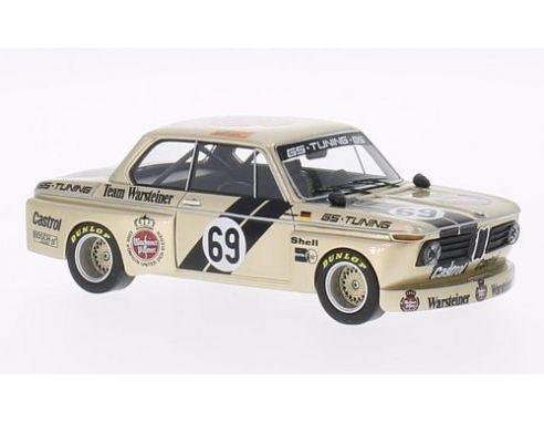 Neo Scale Models NEO45448 BMW 2002 N.69 GS TUNING WARSTEINER 2nd HOCKENHEIM  1975 J.OBERMORSER 1:43 Modellino