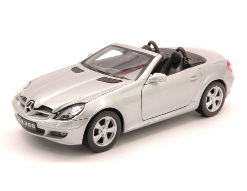 Welly WE0239 MERCEDES SLK 350 2003 SILVER 1:24 Modellino