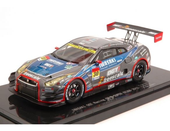 Ebbro EB44985 NISSAN GT-R N.30 SUPER GT300 2013 IWASAKI-SUSHKO-KOBAYASHI 1:43 Modellino